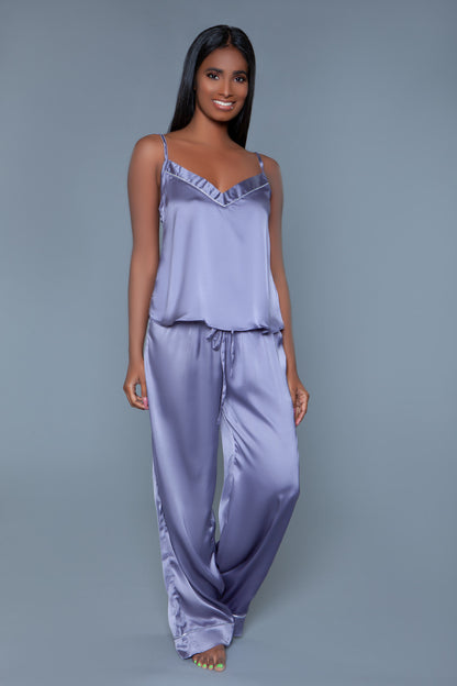 2025 Madison Satin Pants PJ Set