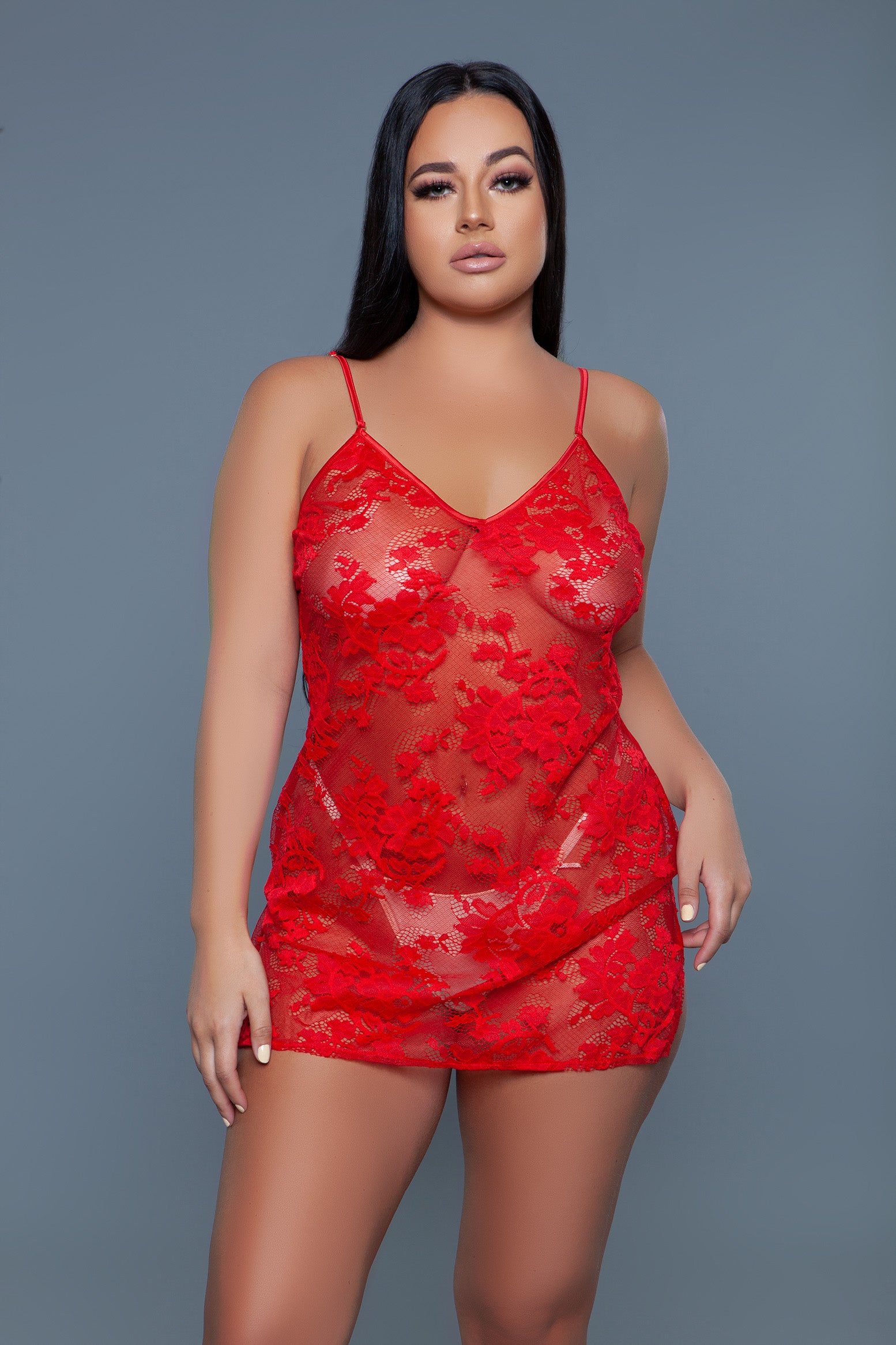 2270 Kelly Chemise Red
