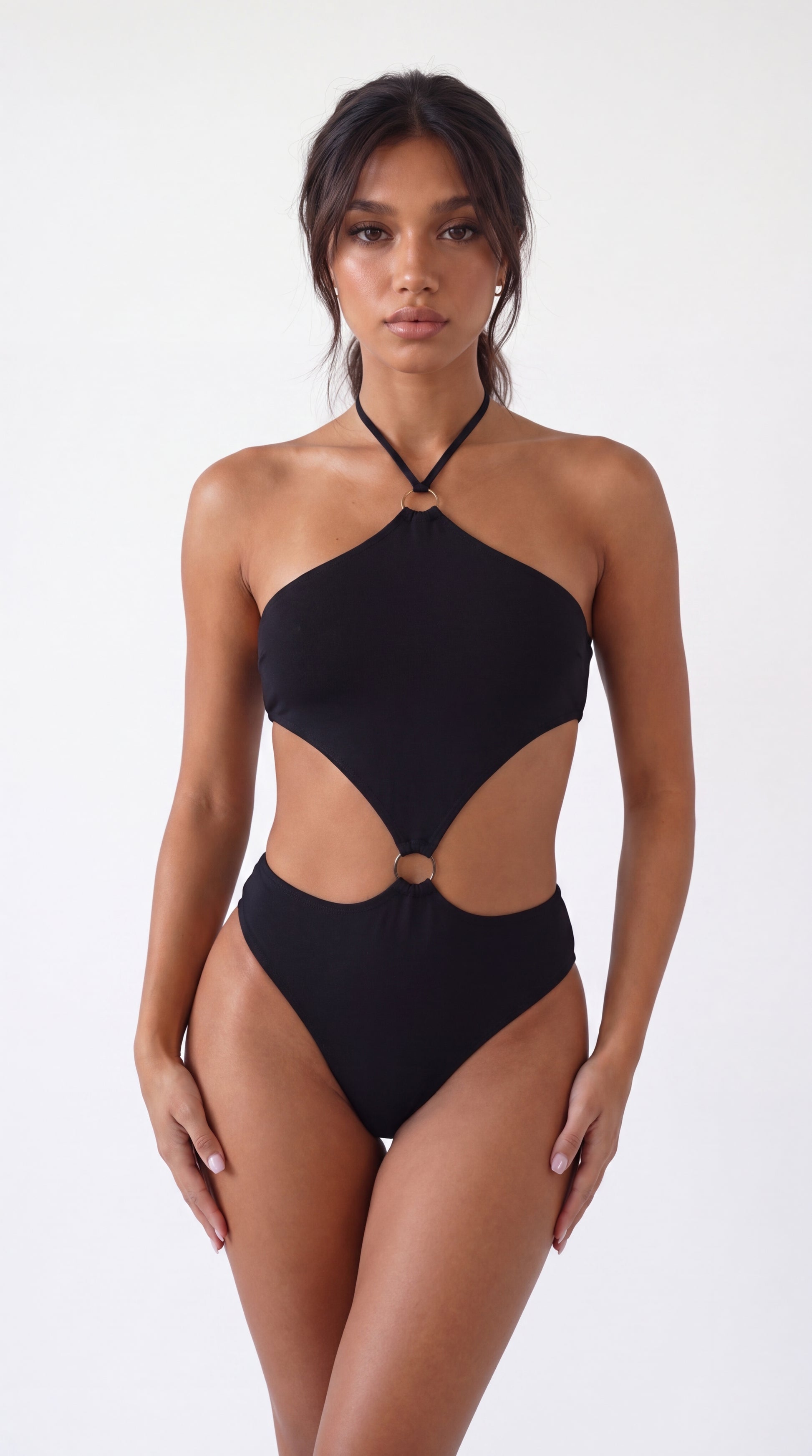 Yasmin halter monokini swimsuit from Be Wicked