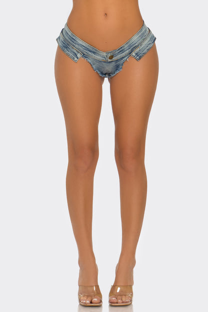2727 Wild Card Denim Shorts