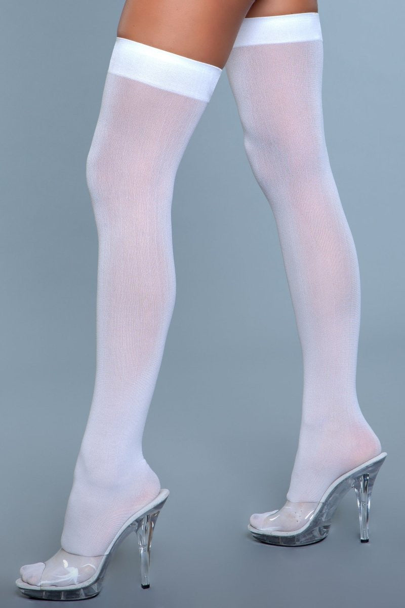 1932 Opaque Nylon Thigh Highs